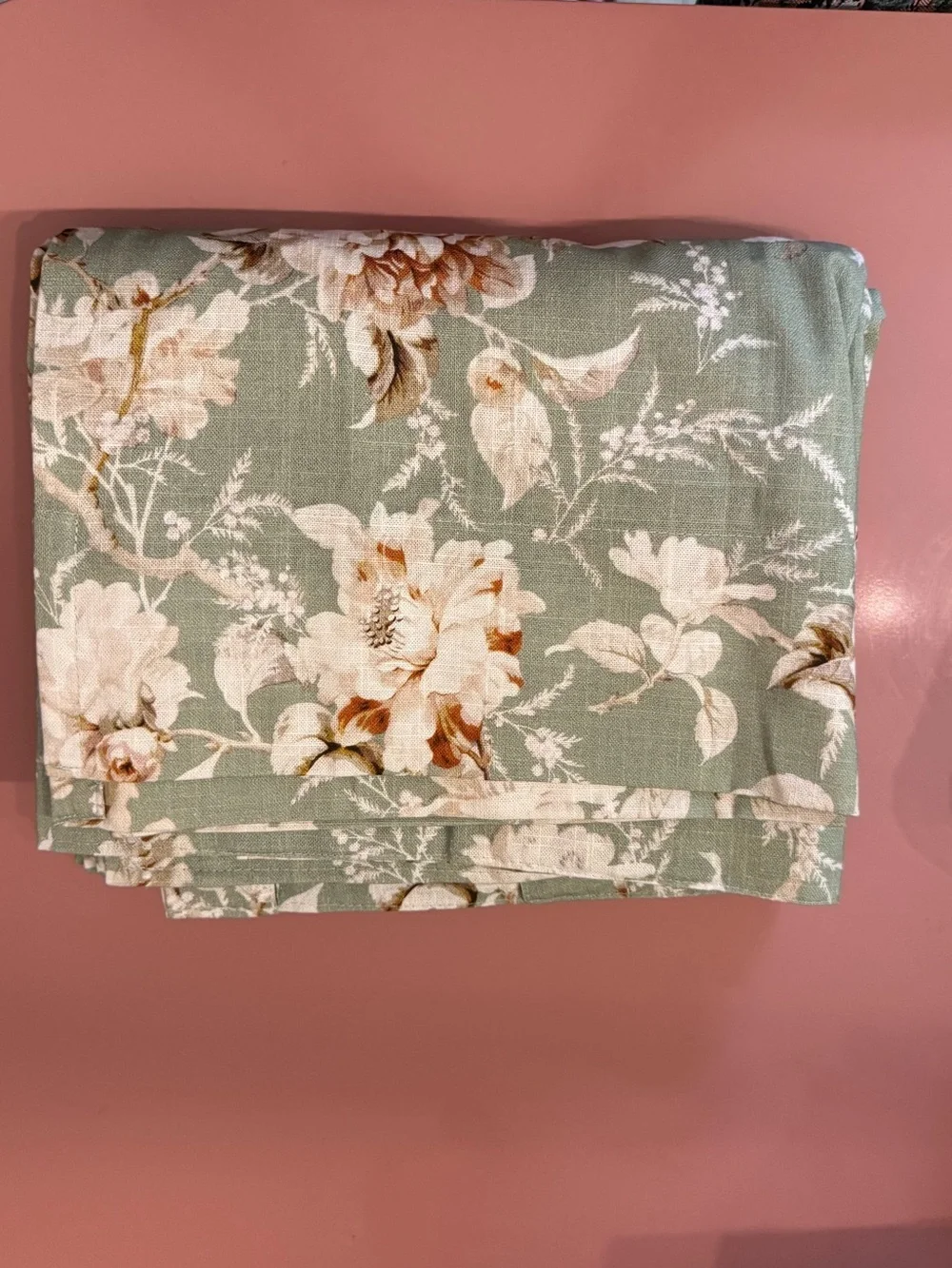 Anthropologie Frida Cotton Printed Floral Curtain, 1 Panel